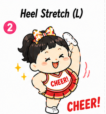 Heel Stretch イラスト