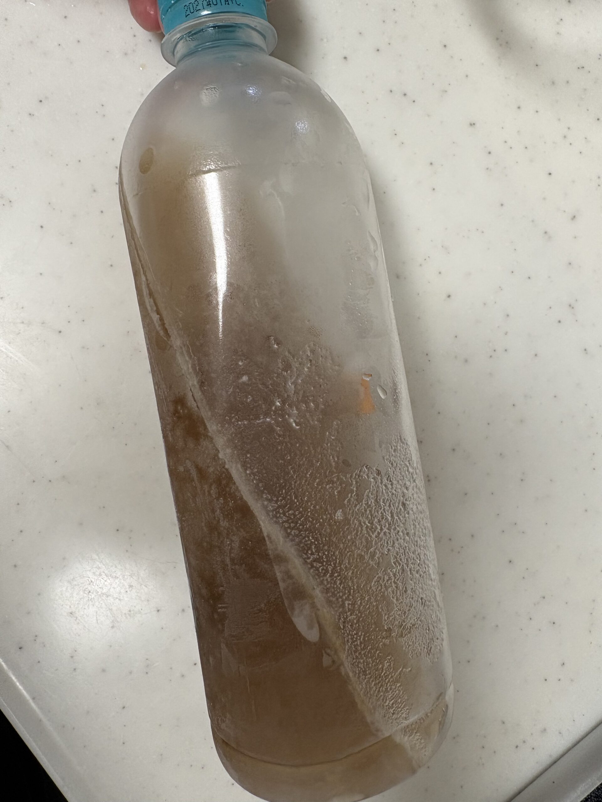 半分凍らした麦茶