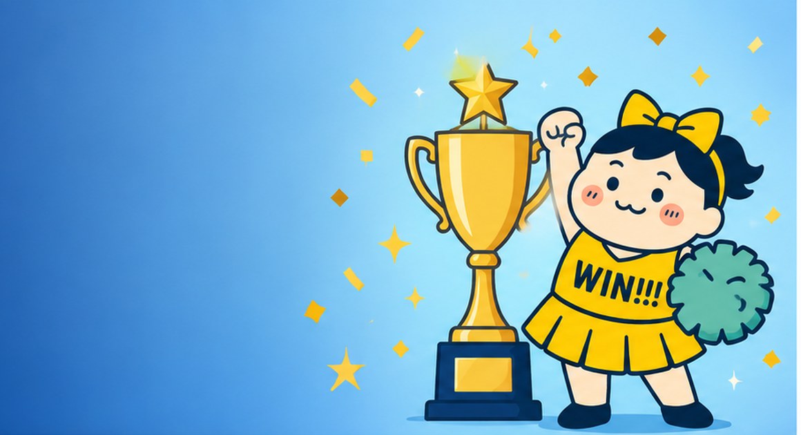 JAPAN CUP歴代優勝校まとめ|トロフィーと喜ぶチアリーダー